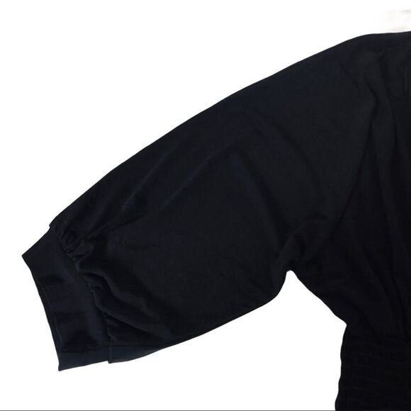 Ashley Stewart Black Empire Waist Dress - Picture 9 of 11